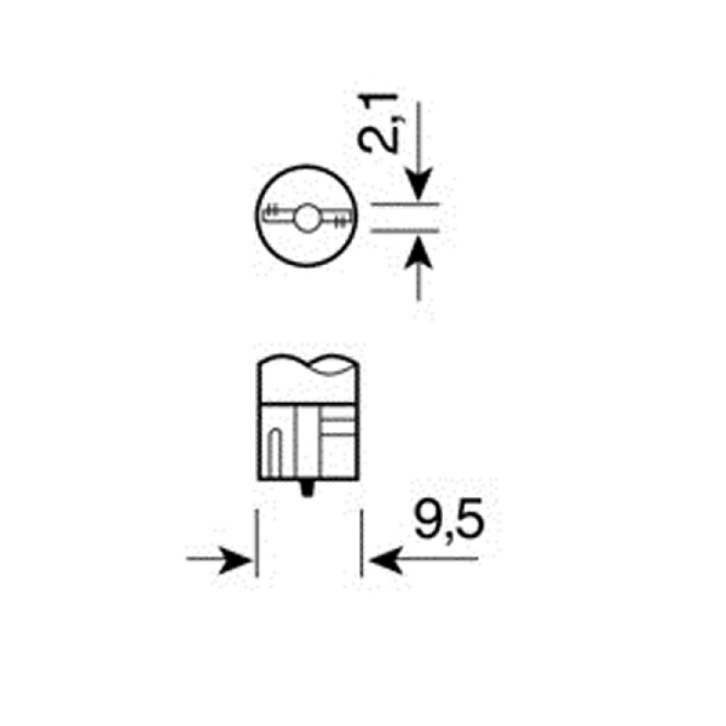 ΛΑΜΠΑΚΙΑ 12V/WB5W 5W W2.1x9.5d ΚΟΚΚΙΝΑ - Lampa - 5836.3-LM ΛΑΜΠΑΚΙΑ 12V/WB5W 5W W2.1x9.5d ΚΟΚΚΙΝΑ - Lampa - 5836.3-LM