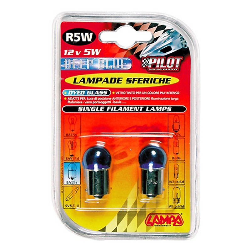 ΣΕΤ ΛΑΜΠΑΚΙΑ BLUE XENON R5W 12V 5W - Lampa - 5836.9-LM ΣΕΤ ΛΑΜΠΑΚΙΑ BLUE XENON R5W 12V 5W - Lampa - 5836.9-LM