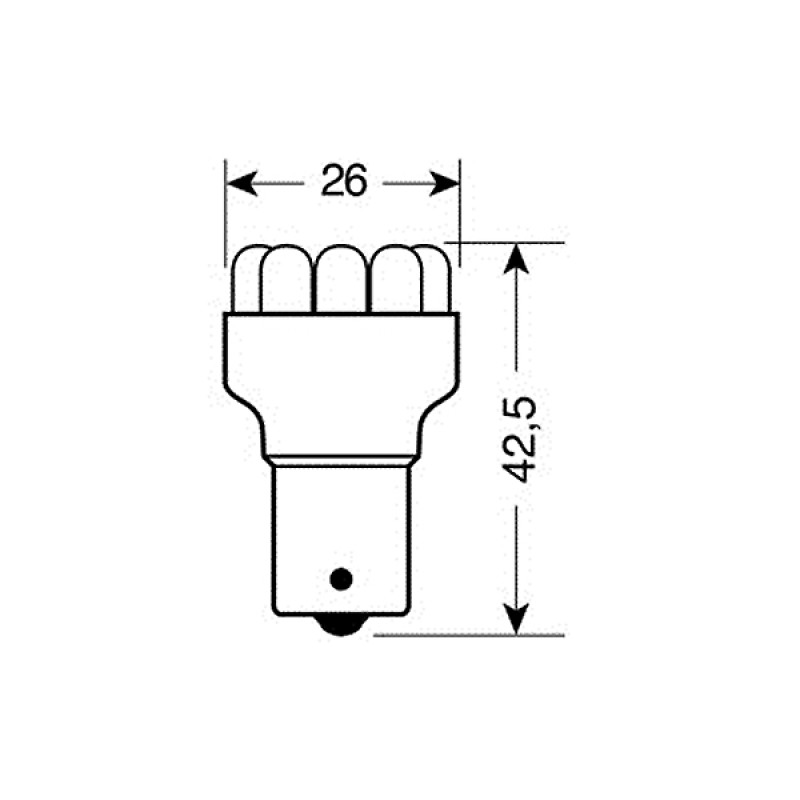 ΛΑΜΠΑ ΜΟΝΟΠΟΛΙΚΗ 11LED ΠΟΡΤΟΚΑΛΙ 12V - Lampa - L5837.0 ΛΑΜΠΑ ΜΟΝΟΠΟΛΙΚΗ 11LED ΠΟΡΤΟΚΑΛΙ 12V - Lampa - L5837.0