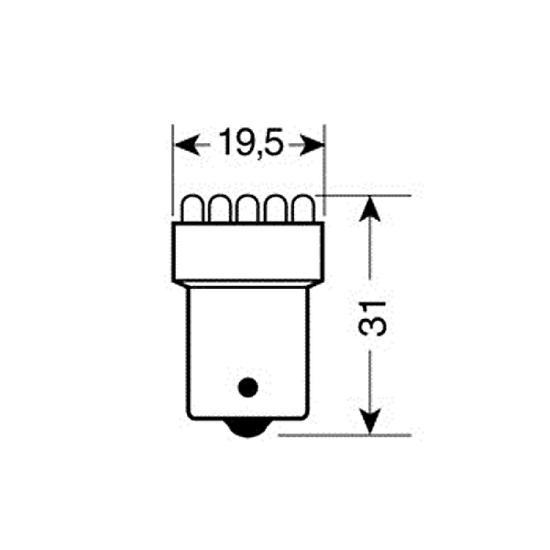 ΛΑΜΠΑ ΜΟΝΟΠΟΛΙΚΗ 11LED ΚΟΚΚΙΝΟ ΧΡΩΜΑ 12V - Lampa - L5837.4 ΛΑΜΠΑ ΜΟΝΟΠΟΛΙΚΗ 11LED ΚΟΚΚΙΝΟ ΧΡΩΜΑ 12V - Lampa - L5837.4