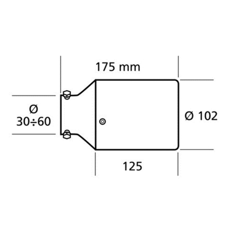 ΑΚΡΟ ΕΞΑΤΜΙΣΗΣ 102mm - Lampa - L6003.5 ΑΚΡΟ ΕΞΑΤΜΙΣΗΣ 102mm - Lampa - L6003.5