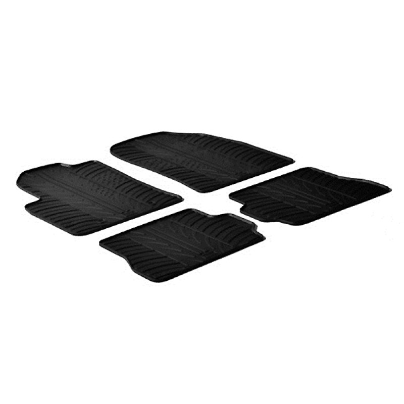 ΜΑΡΚΕ ΠΑΤΑΚΙΑ ΣΕ ΣΚΑΦΗ ΛΑΣΤΙΧΟ ΓΙΑ FORD FIESTA 3D / 5D 11/2002-08/2008 / FORD FUSION 08/2002-11/2012 SUMISURA ΣΕ ΜΑΥΡΟ ΧΡΩΜΑ ME ΚΟΥΜΠΩΜΑΤΑ LAMPA - 4 ΤΕΜ. - Lampa - L2440.5
