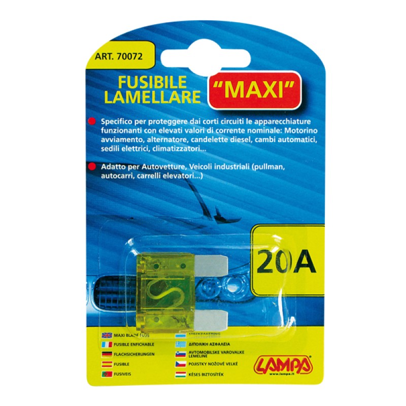 ΑΣΦΑΛΕΙΑ ΜΑΧΙ 20Α - Lampa - L7007.2 ΑΣΦΑΛΕΙΑ ΜΑΧΙ 20Α - Lampa - L7007.2
