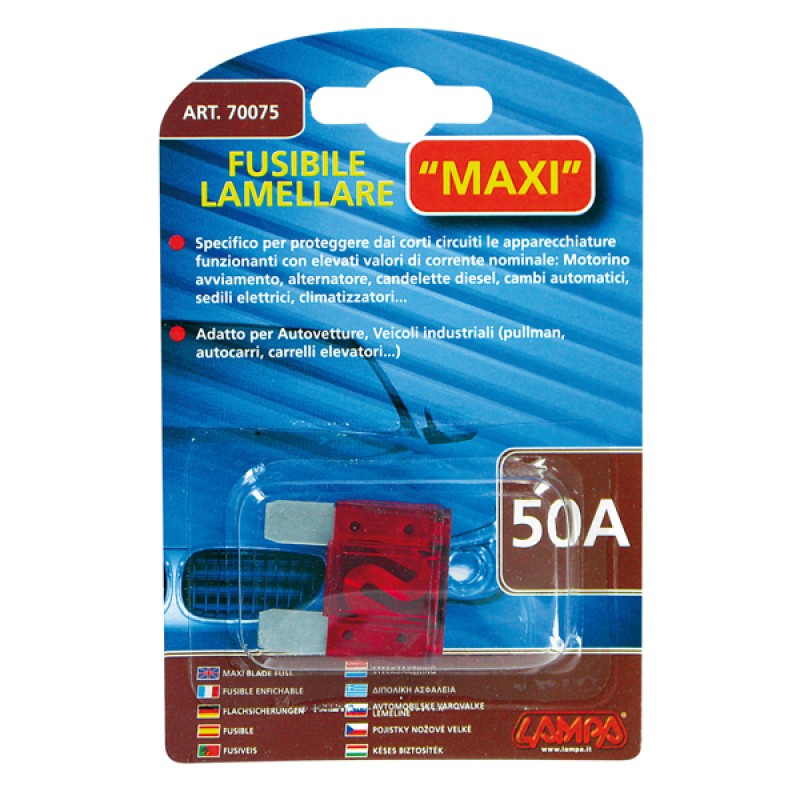 ΑΣΦΑΛΕΙΑ ΜΑΧΙ 50Α - Lampa - L7007.5 ΑΣΦΑΛΕΙΑ ΜΑΧΙ 50Α - Lampa - L7007.5