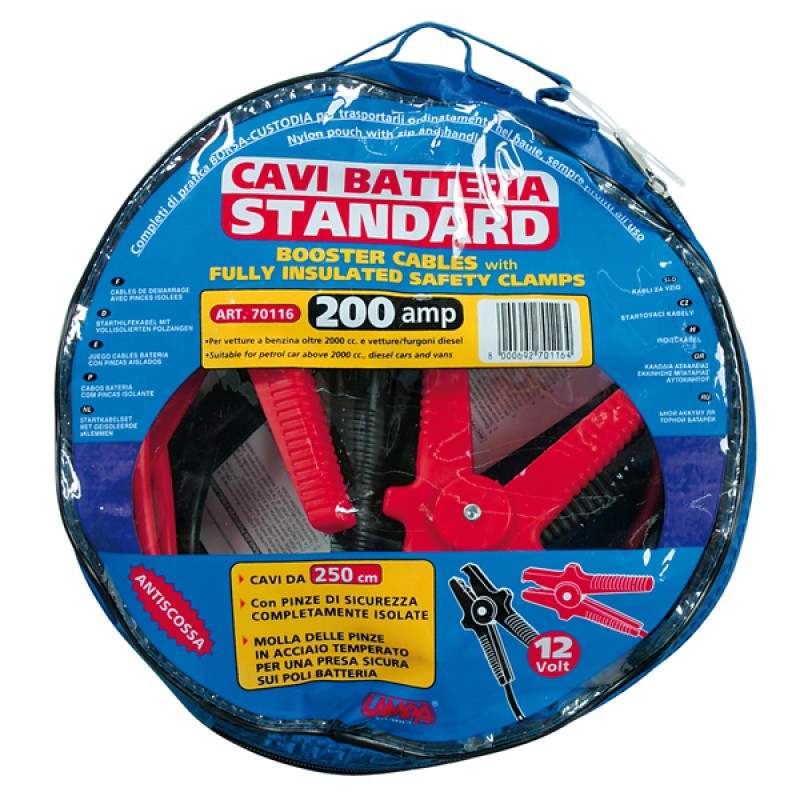 ΡΕΥΜΑΤΟΔΟΤΕΣ 200Α - 12/24V 250cm - Lampa - L7011.6 ΡΕΥΜΑΤΟΔΟΤΕΣ 200Α - 12/24V 250cm - Lampa - L7011.6