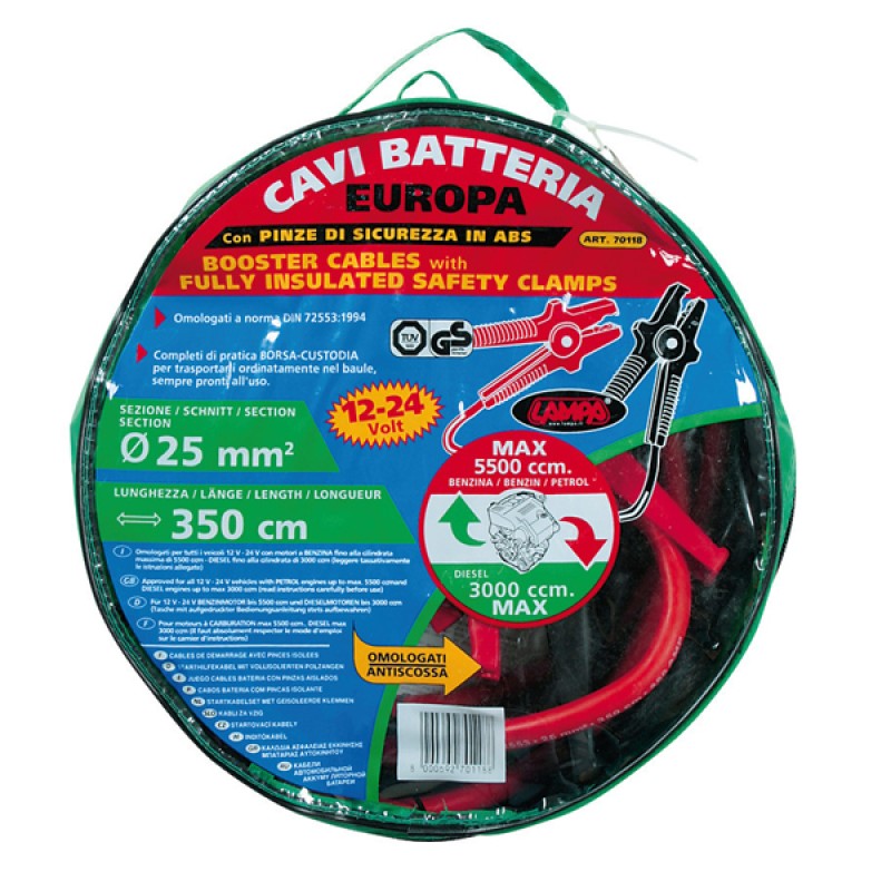 ΡΕΥΜΑΤΟΔΟΤΕΣ 350A 300cm. - 12/24V - Lampa - L7011.8 ΡΕΥΜΑΤΟΔΟΤΕΣ 350A 300cm. - 12/24V - Lampa - L7011.8