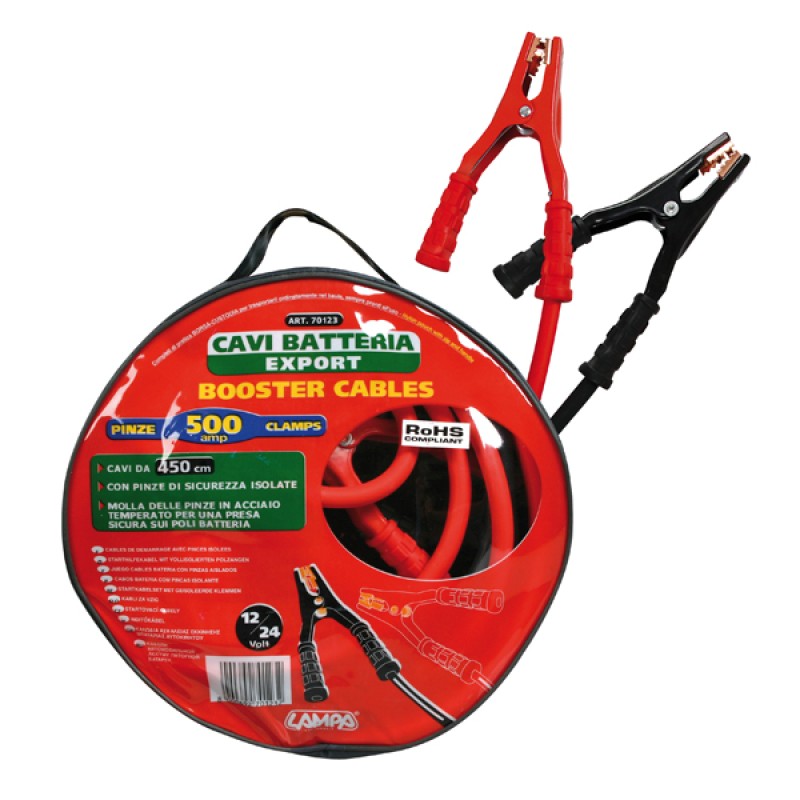 ΚΑΛΩΔΙΑ ΦΟΡΤΙΣΗΣ 500Α - 12/24V - Lampa - L7012.3 ΚΑΛΩΔΙΑ ΦΟΡΤΙΣΗΣ 500Α - 12/24V - Lampa - L7012.3