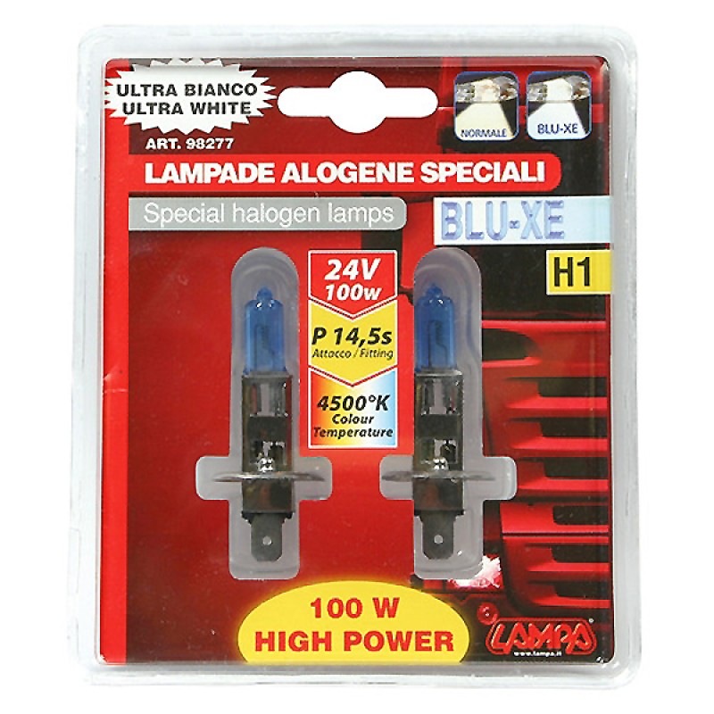 ΛΑΜΠΑ H1 24V 100W Blue-Xenon (P14,5s) 4500K - Lampa - L9827.7 ΛΑΜΠΑ H1 24V 100W Blue-Xenon (P14,5s) 4500K - Lampa - L9827.7