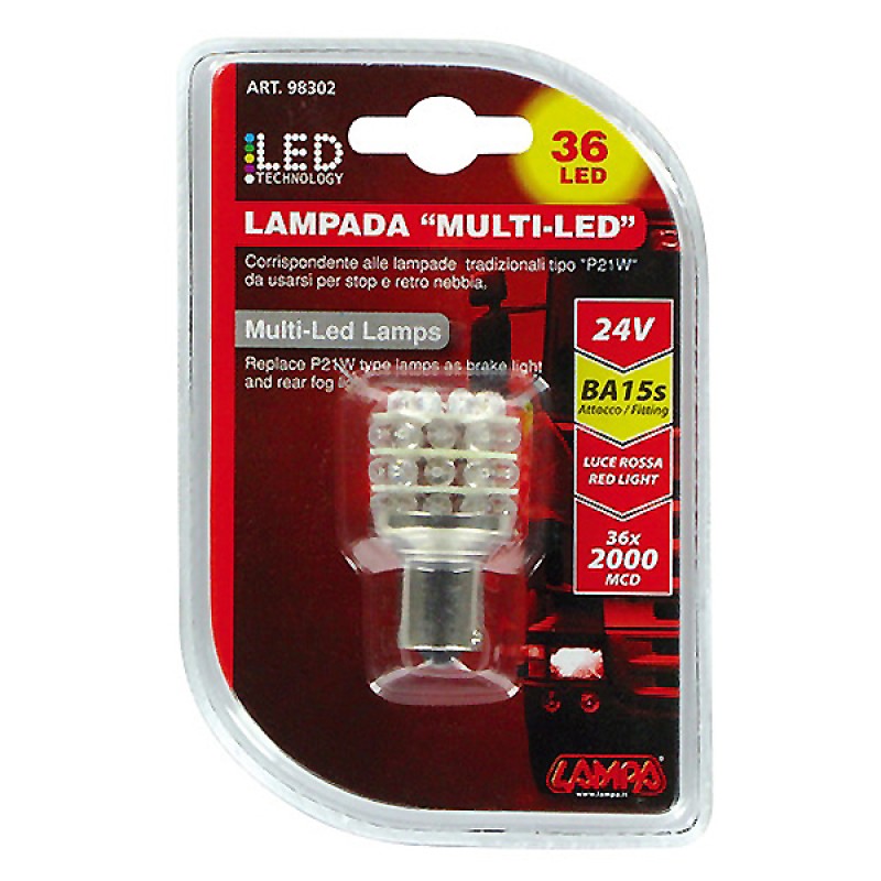 ΛΑΜΠΑΚΙ 24V 36LED BA15s - Lampa - L9830.2 ΛΑΜΠΑΚΙ 24V 36LED BA15s - Lampa - L9830.2