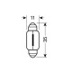 ΛΑΜΠΑΚΙΑ ΠΛΑΦΟΝΙΕΡΑΣ C10W 12V 10W SV8,5-8 (11x35mm) BLUE DYED-GLASS BLISTER - 2 ΤΕΜ. - Lampa - 5836.7-LM ΛΑΜΠΑΚΙΑ ΠΛΑΦΟΝΙΕΡΑΣ C10W 12V 10W SV8,5-8 (11x35mm) BLUE DYED-GLASS BLISTER - 2 ΤΕΜ. - Lampa - 5836.7-LM
