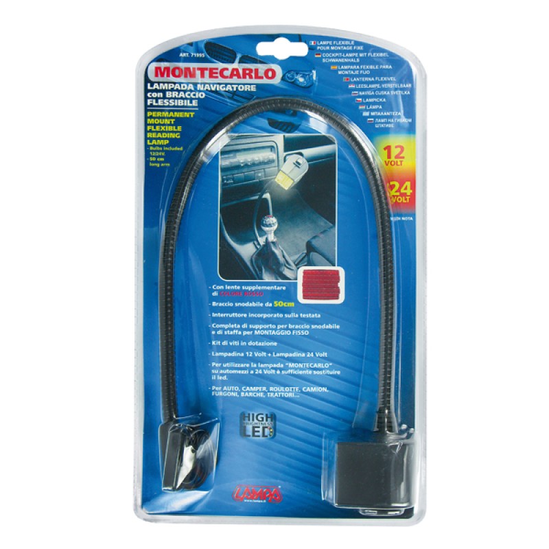 ΠΛΑΦΟΝΙΕΡΑ ΕΥΚΑΜΠΤΗ MONTECARLO 12/24V 48cm - Lampa - L7199.5