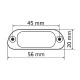 ΠΛΑΦΟΝΙΕΡΑ ΠΙΝΑΚΙΔΑΣ ΜΕ 4 LED - Lampa - 9016.2-LM ΠΛΑΦΟΝΙΕΡΑ ΠΙΝΑΚΙΔΑΣ ΜΕ 4 LED - Lampa - 9016.2-LM