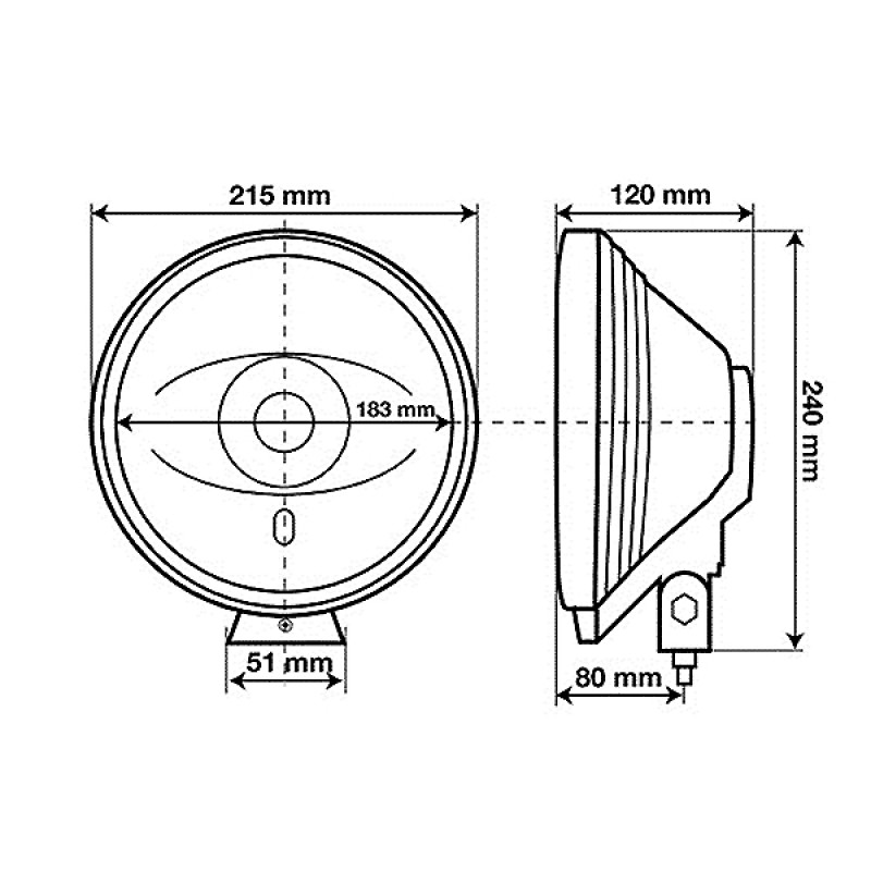 ΠΡΟΒΟΛΕΑΣ ANGEL-EYES 12/24V H3 130W ΛΕΥΚΟΣ - Lampa - L7220.5 ΠΡΟΒΟΛΕΑΣ ANGEL-EYES 12/24V H3 130W ΛΕΥΚΟΣ - Lampa - L7220.5