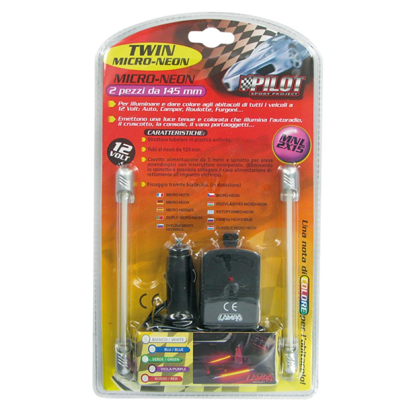 ΛΑΜΠΑ ΜΙΝΙ ΝΕΟΝ 2X20CM 12V - Lampa - L7331.0 ΛΑΜΠΑ ΜΙΝΙ ΝΕΟΝ 2X20CM 12V - Lampa - L7331.0