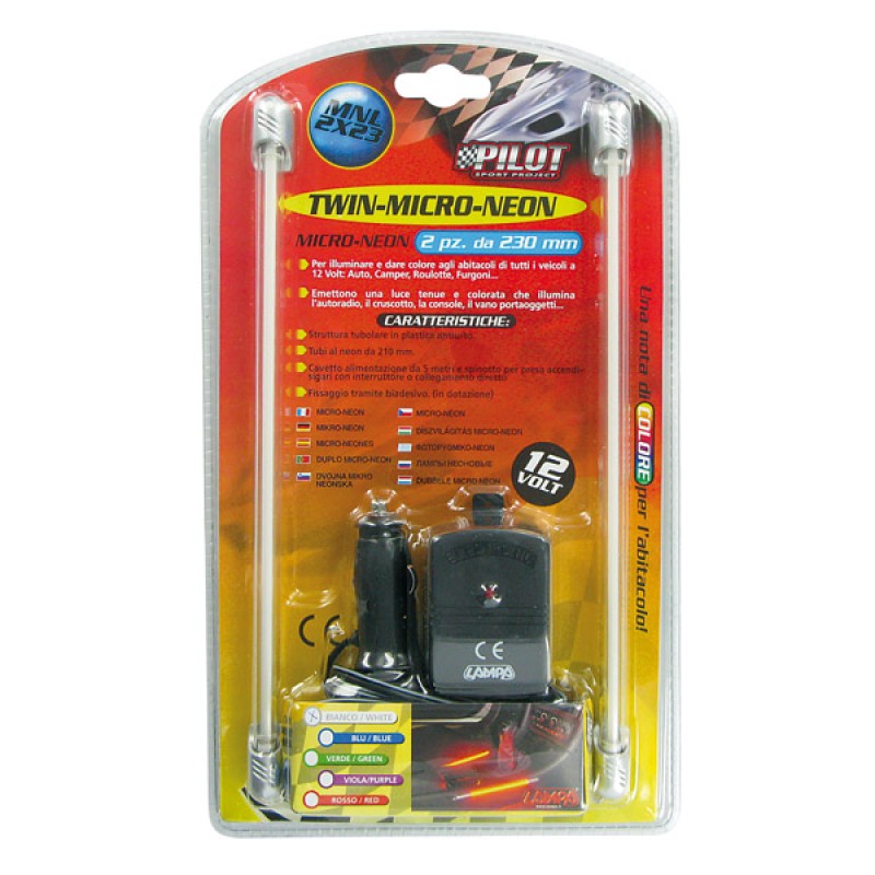 ΛΑΜΠΑ ΜΙΝΙ ΝΕΟΝ 2X23CM 12V - Lampa - L7331.2 ΛΑΜΠΑ ΜΙΝΙ ΝΕΟΝ 2X23CM 12V - Lampa - L7331.2