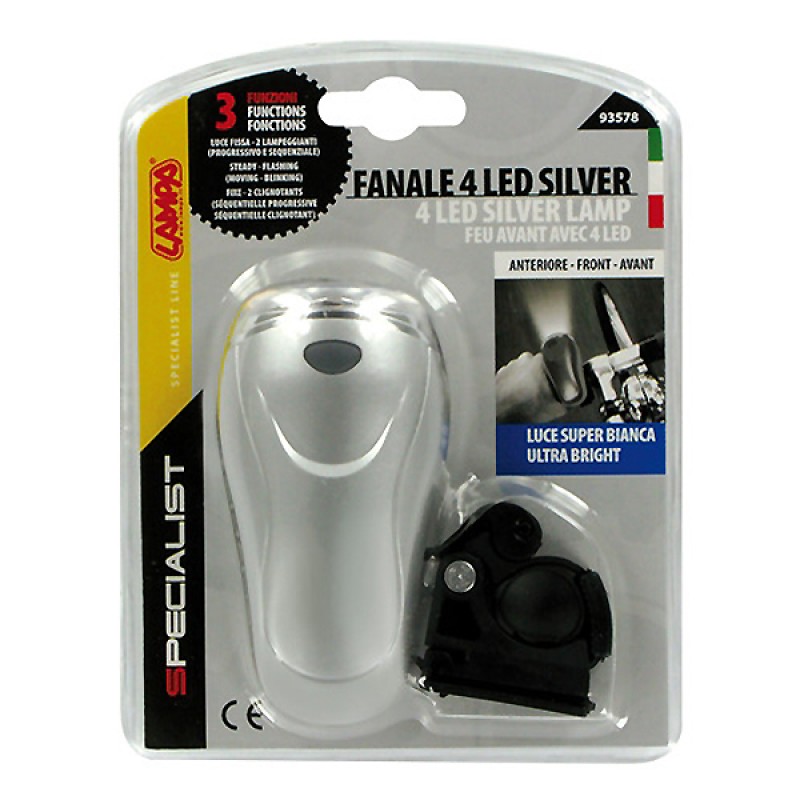 ΦΑΝΑΡΙ ΠΟΔΗΛΑΤΟΥ ΕΜΠΡΟΣ (4 LED) - Lampa - 9357.8-LB ΦΑΝΑΡΙ ΠΟΔΗΛΑΤΟΥ ΕΜΠΡΟΣ (4 LED) - Lampa - 9357.8-LB