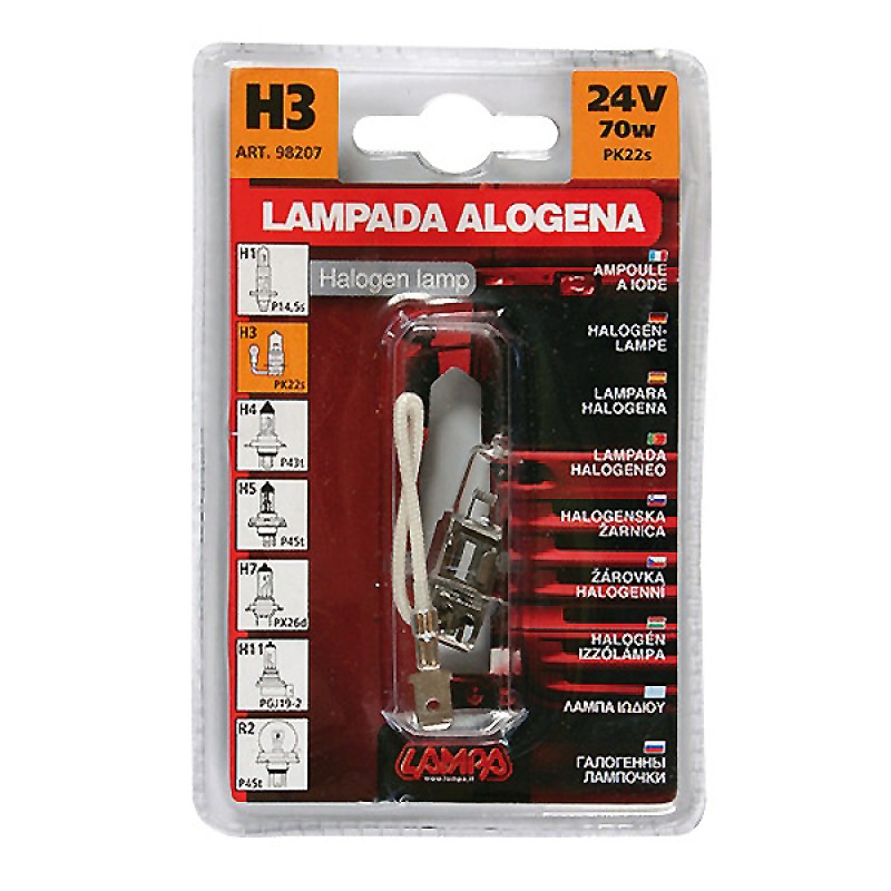 ΛΑΜΠΑ H3 24V/70W (PK22s) - Lampa - L9820.7 ΛΑΜΠΑ H3 24V/70W (PK22s) - Lampa - L9820.7