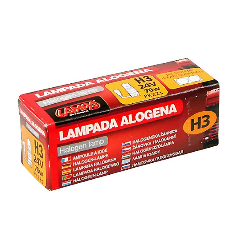 ΛΑΜΠΑ H3 24V 70W PK22s - Lampa - L9820.8 ΛΑΜΠΑ H3 24V 70W PK22s - Lampa - L9820.8