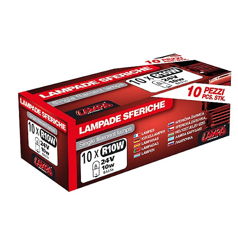 ΜΟΝΟΠΟΛΙΚΗ ΛΑΜΠΑ R10W 24V/10W (BA15s) - Lampa - L9821.6