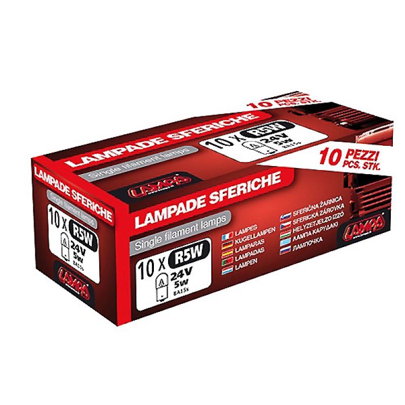 ΜΟΝΟΠΟΛΙΚΗ ΛΑΜΠΑ R5W 24V/5W (BA15s) - Lampa - L9821.8 ΜΟΝΟΠΟΛΙΚΗ ΛΑΜΠΑ R5W 24V/5W (BA15s) - Lampa - L9821.8