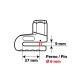 ΑΝΤΙΚΛΕΠΤΙΚΟ ΔΙΣΚΟΦΡΕΝΟΥ 6 mm - Lampa - 6539.1-LM ΑΝΤΙΚΛΕΠΤΙΚΟ ΔΙΣΚΟΦΡΕΝΟΥ 6 mm - Lampa - 6539.1-LM