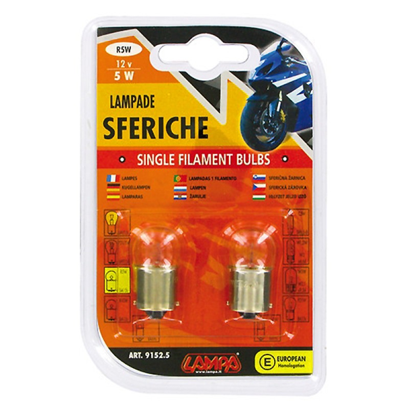 ΣΕΤ ΛΑΜΠΑΚΙΑ R5W-12V/5W BA15s - Lampa - 9152.5-LM ΣΕΤ ΛΑΜΠΑΚΙΑ R5W-12V/5W BA15s - Lampa - 9152.5-LM