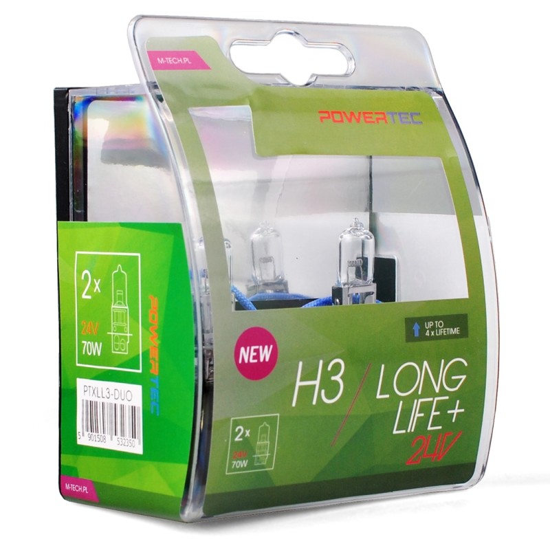 H3 24V 70W PK22s POWERTEC LONG LIFE ΑΛΟΓΟΝΟΥ BLISTER 2ΤΕΜ. M-TECH - M-Tech - PTXLL3-DUO/MT H3 24V 70W PK22s POWERTEC LONG LIFE ΑΛΟΓΟΝΟΥ BLISTER 2ΤΕΜ. M-TECH - M-Tech - PTXLL3-DUO/MT