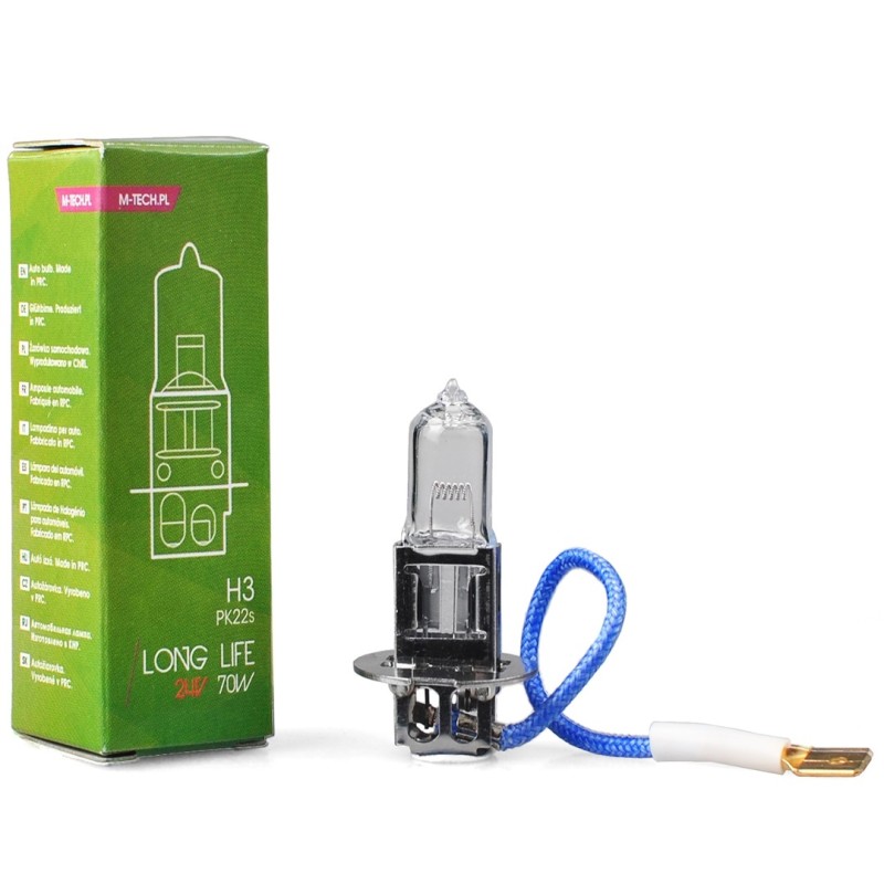 H3 24V 70W PK22s POWERTEC LONG LIFE ΑΛΟΓΟΝΟΥ 1ΤΕΜ. ΚΟΥΤΙ M-TECH - M-Tech - PTXLL3/MT H3 24V 70W PK22s POWERTEC LONG LIFE ΑΛΟΓΟΝΟΥ 1ΤΕΜ. ΚΟΥΤΙ M-TECH - M-Tech - PTXLL3/MT