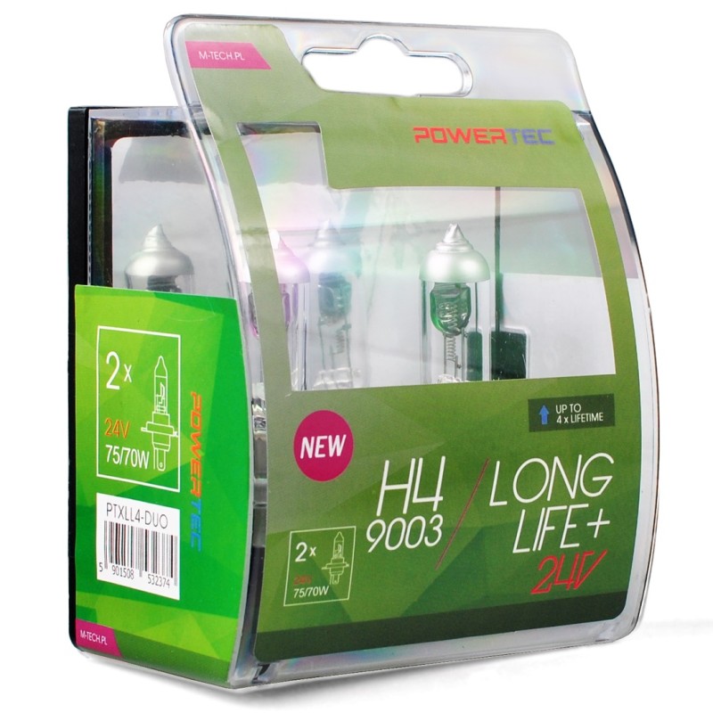 H4 24V 75/70W P43t POWERTEC LONG LIFE ΑΛΟΓΟΝΟΥ BLISTER 2ΤΕΜ. M-TECH - M-Tech - PTXLL4-DUO/MT H4 24V 75/70W P43t POWERTEC LONG LIFE ΑΛΟΓΟΝΟΥ BLISTER 2ΤΕΜ. M-TECH - M-Tech - PTXLL4-DUO/MT