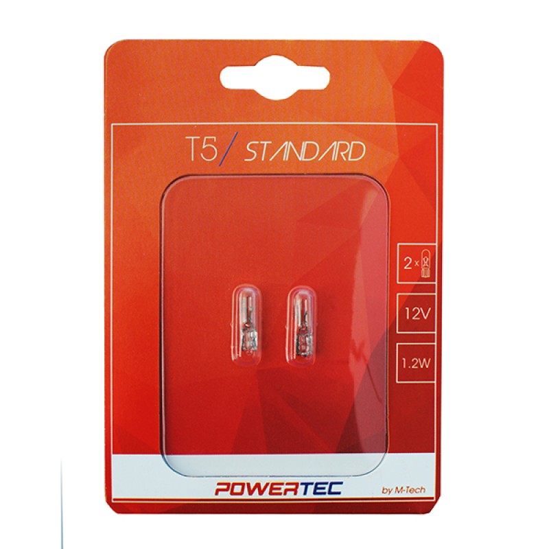 T5 12V 1,2W W2x4,6d (ΚΑΡΦΩΤΟ ΑΚΑΛΥΚΟ) POWERTEC STANDARD ΑΛΟΓΟΝΟΥ 2ΤΕΜ. - M-Tech - PTZ29-02B/MT T5 12V 1,2W W2x4,6d (ΚΑΡΦΩΤΟ ΑΚΑΛΥΚΟ) POWERTEC STANDARD ΑΛΟΓΟΝΟΥ 2ΤΕΜ. - M-Tech - PTZ29-02B/MT