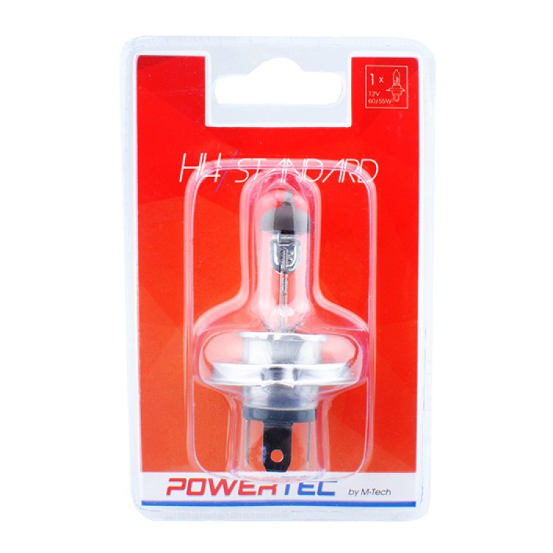 H4 12V 60/55W P43t POWERTEC STANDARD ΑΛΟΓΟΝΟΥ 1ΤΕΜ. - M-Tech - PTZ4-01B/MT H4 12V 60/55W P43t POWERTEC STANDARD ΑΛΟΓΟΝΟΥ 1ΤΕΜ. - M-Tech - PTZ4-01B/MT