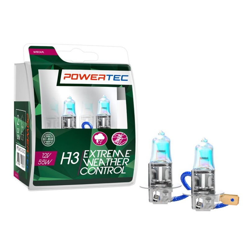H3 12V 55W PK22s POWERTEC ΛΑΜΠΕΣ EXTREME WEATHER CONTROL M-TECH - 2 ΤΕΜ. - M-Tech - PTZEWC3-DUO/MT H3 12V 55W PK22s POWERTEC ΛΑΜΠΕΣ EXTREME WEATHER CONTROL M-TECH - 2 ΤΕΜ. - M-Tech - PTZEWC3-DUO/MT