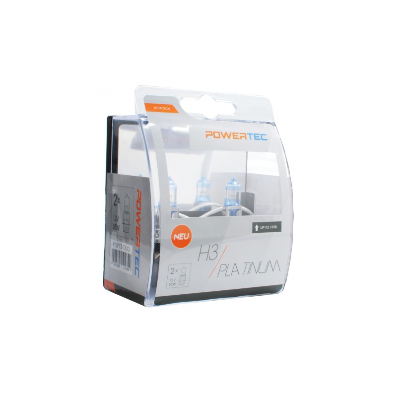 H3 12V 55W 3.250K +130% PK22s POWERTECK PLATINUM 2ΤΕΜ. M-TECH - M-Tech - PTZPT3-DUO/MT H3 12V 55W 3.250K +130% PK22s POWERTECK PLATINUM 2ΤΕΜ. M-TECH - M-Tech - PTZPT3-DUO/MT