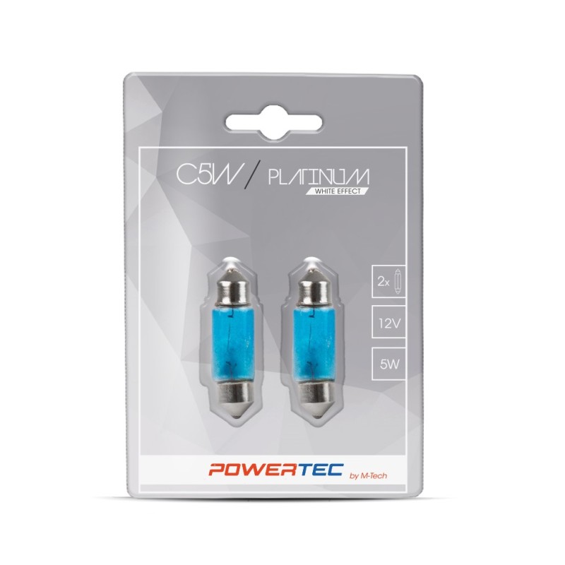 ΛΑΜΠΑΚΙΑ ΠΛΑΦΟΝΙΕΡΑΣ C5W 12V 5W 36x11mm SV8.5-8 WHITE EFFECT POWERTEC PLATINUM M-TECH - 2 ΤΕΜ - M-Tech - PTZPT33-02B/MT ΛΑΜΠΑΚΙΑ ΠΛΑΦΟΝΙΕΡΑΣ C5W 12V 5W 36x11mm SV8.5-8 WHITE EFFECT POWERTEC PLATINUM M-TECH - 2 ΤΕΜ - M-Tech - PTZPT33-02B/MT