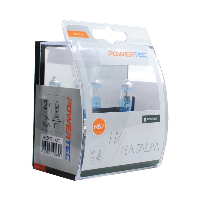 H7 12V 55W 3.250K +130% PX26d POWERTECK PLATINUM 2ΤΕΜ. M-TECH - M-Tech - PTZPT7-DUO/MT H7 12V 55W 3.250K +130% PX26d POWERTECK PLATINUM 2ΤΕΜ. M-TECH - M-Tech - PTZPT7-DUO/MT