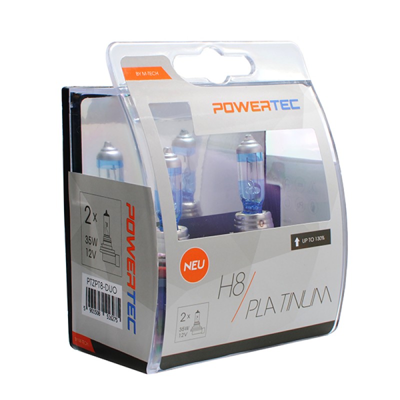 H8 12V 35W 3.250K +130% PGJ19-1 POWERTECK PLATINUM 2ΤΕΜ. M-TECH - M-Tech - PTZPT8-DUO/MT H8 12V 35W 3.250K +130% PGJ19-1 POWERTECK PLATINUM 2ΤΕΜ. M-TECH - M-Tech - PTZPT8-DUO/MT