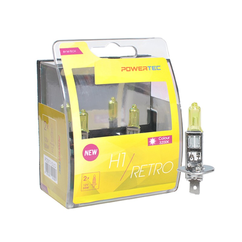 H1 12V 55W P14,5s POWERTEC RETRO (ΚΙΤΡΙΝΕΣ ΛΑΜΠΕΣ) 2ΤΕΜ. - M-Tech - PTZRT1-DUO/MT H1 12V 55W P14,5s POWERTEC RETRO (ΚΙΤΡΙΝΕΣ ΛΑΜΠΕΣ) 2ΤΕΜ. - M-Tech - PTZRT1-DUO/MT