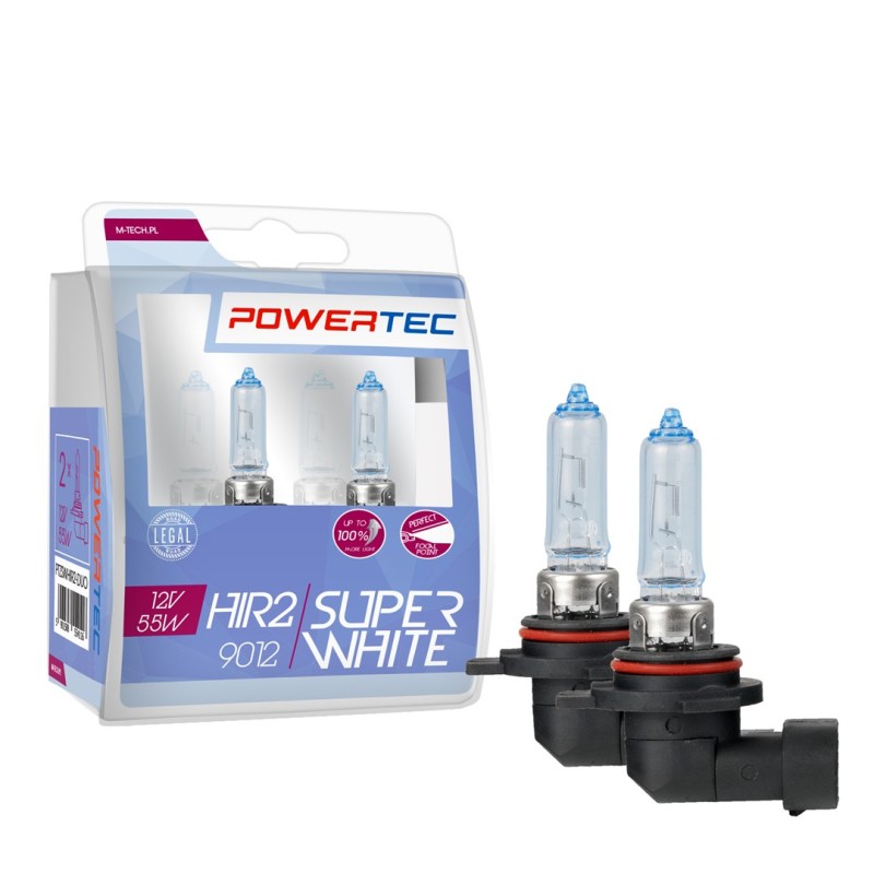 ΛΑΜΠΕΣ HIR2 9012 12V 15/55W (up to 100% ) POWERTEC SUPERWHITE (up 3.500k) mTECH - 2 Τεμ. - M-Tech - PTZSWHIR2-DUO/MT ΛΑΜΠΕΣ HIR2 9012 12V 15/55W (up to 100% ) POWERTEC SUPERWHITE (up 3.500k) mTECH - 2 Τεμ. - M-Tech - PTZSWHIR2-DUO/MT