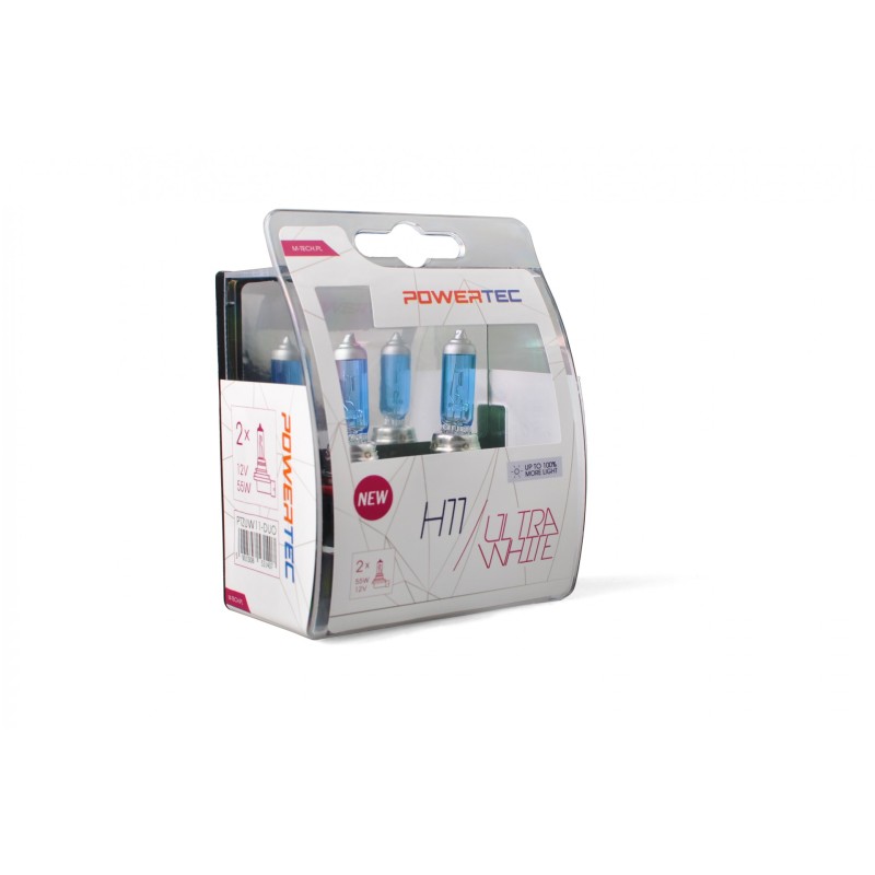 H11 12V 55W PGJ19-2 POWERTEC ULTRA WHITE 2ΤΕΜ. M-TECH - M-Tech - PTZUW11-DUO/MT H11 12V 55W PGJ19-2 POWERTEC ULTRA WHITE 2ΤΕΜ. M-TECH - M-Tech - PTZUW11-DUO/MT