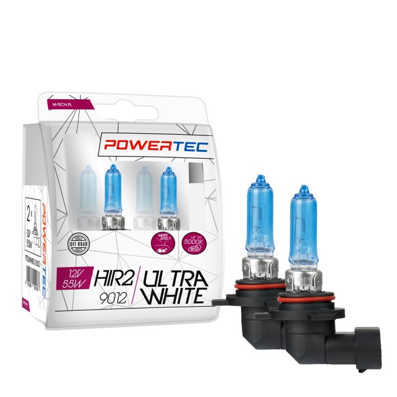 ΛΑΜΠΕΣ HIR2 9012 12V 55W POWERTEC ULTRA WHITE (up to 5.000k) mTECH - 2 Τεμ. - M-Tech - PTZUWHIR2-DUO/MT ΛΑΜΠΕΣ HIR2 9012 12V 55W POWERTEC ULTRA WHITE (up to 5.000k) mTECH - 2 Τεμ. - M-Tech - PTZUWHIR2-DUO/MT