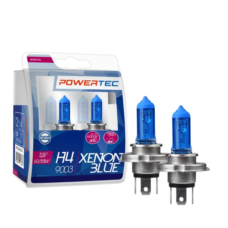 H4 12V 60/55W P43t 5.000K POWERTEC XENON BLUE M-TECH - 2ΤΕΜ. - M-Tech - PTZXB4-DUO/MT H4 12V 60/55W P43t 5.000K POWERTEC XENON BLUE M-TECH - 2ΤΕΜ. - M-Tech - PTZXB4-DUO/MT