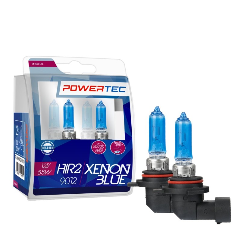 ΛΑΜΠΕΣ HIR2 9012 55W 12V (up to 6.000k) POWERTEC XENON BLUE mTECH - 2 Τεμ. - M-Tech - PTZXBHIR2-DUO/MT ΛΑΜΠΕΣ HIR2 9012 55W 12V (up to 6.000k) POWERTEC XENON BLUE mTECH - 2 Τεμ. - M-Tech - PTZXBHIR2-DUO/MT