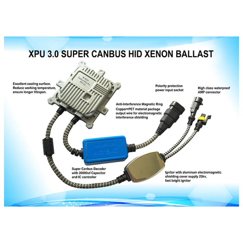 SLIM BALLAST CAN-BUS 12V 35-50W ΓΙΑ KIT XENON 1ΤΕΜ. - M-Tech - BALLAST.PXPU3/MT SLIM BALLAST CAN-BUS 12V 35-50W ΓΙΑ KIT XENON 1ΤΕΜ. - M-Tech - BALLAST.PXPU3/MT
