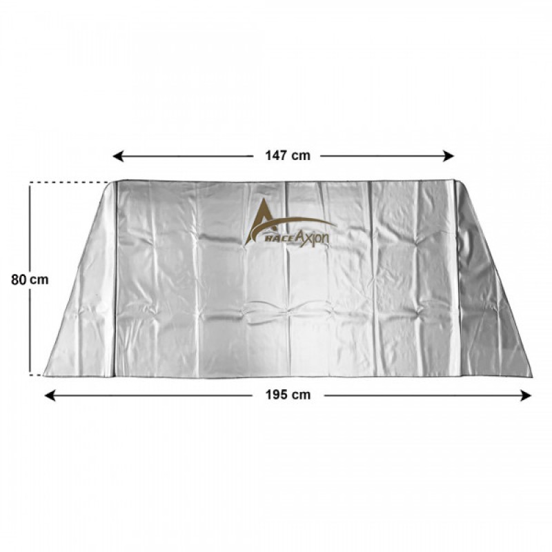 Εξωτερική Ηλιοπροστασία Small Μ195-147 Χ Υ80 cm για το Παρμπρίζ από Ύφασμα 3 Στρώσεων και Ρινίσματα Αλουμινίου σε ασημί χρώμα με logo και άκαυστη επένδυση Race Axion - 1 τεμάχιο - Race Axion - RA-ΗΛ26870-RX Εξωτερική Ηλιοπροστασία Small Μ195-147 Χ Υ80 cm για το Παρμπρίζ από Ύφασμα 3 Στρώσεων και Ρινίσματα Αλουμινίου σε ασημί χρώμα με logo και άκαυστη επένδυση Race Axion - 1 τεμάχιο - Race Axion - RA-ΗΛ26870-RX