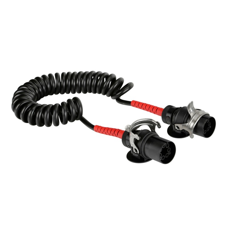 ΚΑΛΩΔΙΟ ΓΙΑ ΤΡΕΙΛΕΡ ΣΕ ΣΠΙΡΑΛ ΜΕ 7PIN 4,5m ISO7638-1 EBS/ABS ADR ΜΑΥΡΟ/ΚΟΚΚΙΝΟ REFLEXALLEN LAMPA - 1 TEM. - Lampa - L.RA427439041AM