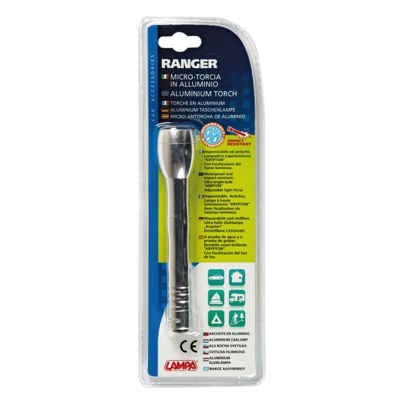 Φακός ΤΑ-2 Ranger Ασημί - Lampa - L7205.1