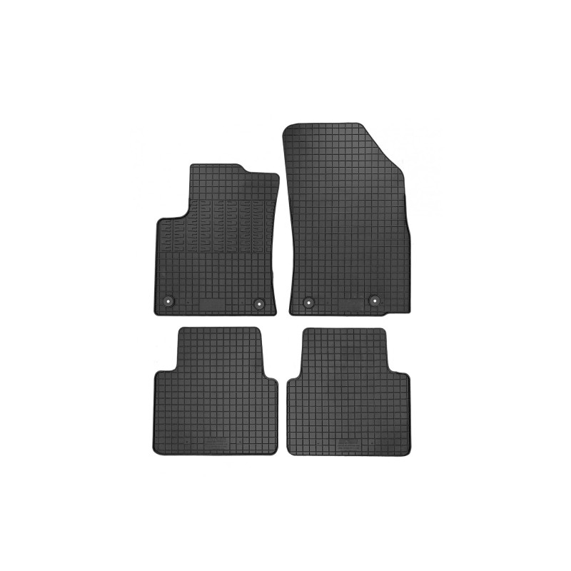 ΜΑΡΚΕ ΠΑΤΑΚΙΑ ΣΕ ΣΚΑΦΗ ΛΑΣΤΙΧΟ ΓΙΑ CITROEN C3 AIRCROSS 2017+ / OPEL CROSSLAND X 2017+ ΣΕ ΜΑΥΡΟ ΧΡΩΜΑ ΜΕ ΚΟΥΜΠΩΜΑΤΑ CIK - 4 ΤΕΜ. - Cik - RM.CI.0023/CK