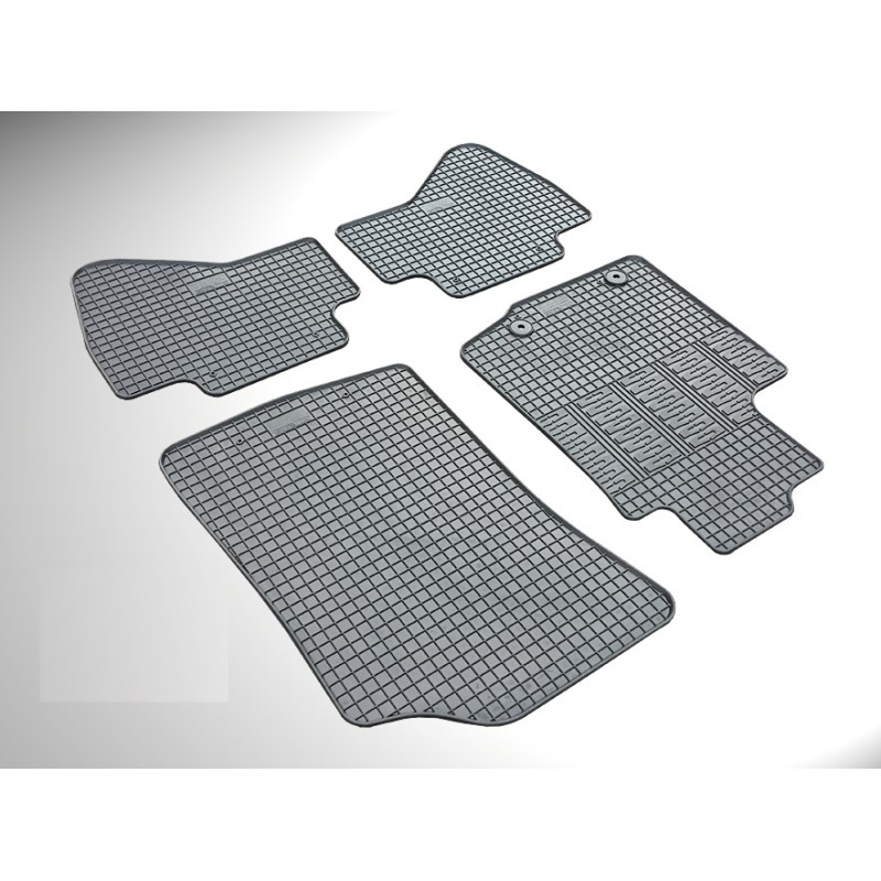 ΜΑΡΚΕ ΠΑΤΑΚΙΑ ΣΕ ΣΚΑΦΗ ΛΑΣΤΙΧΟ ΓΙΑ PEUGEOT 108 2014-2021 / CITROEN C1 2014-2021 ΣΕ ΜΑΥΡΟ ΧΡΩΜΑ ΜΕ ΚΟΥΜΠΩΜΑΤΑ CIK - 4 ΤΕΜ. - Cik - RM.PE.0004/CK
