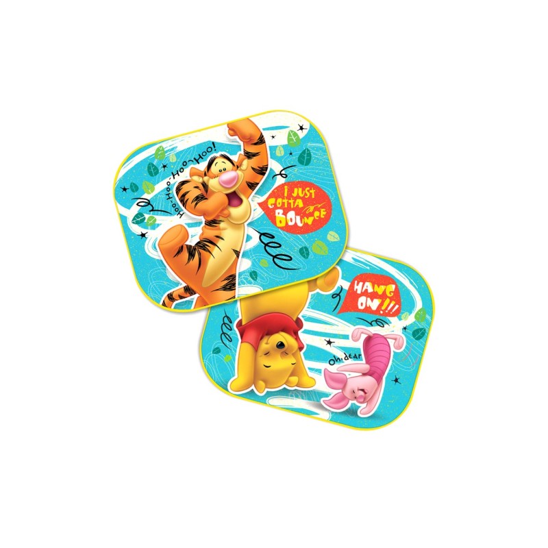 ΗΛΙΟΠΡΟΣΤΑΣΙΕΣ ΠΛΑΙΝΕΣ WINNIE THE POOH ΜΕ ΒΕΝΤΟΥΖΑ 44x35cm AMIO - 2 Τεμ. - Amio - S59305/AM