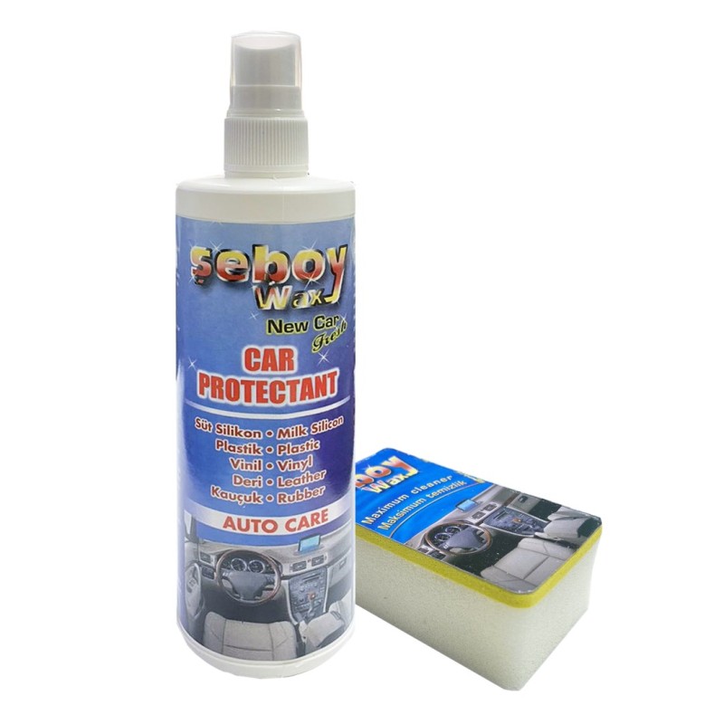Γυαλιστικό Γαλάκτωμα Σπρέι Seboy Wax για Ταμπλό και Επιφάνειες από Πλαστικό, Βινύλ, Δέρμα, Λάστιχο με Σφουγγάρι Εφαρμογής 300 ml - 1 τεμ. - Americat - SE-30207 Γυαλιστικό Γαλάκτωμα Σπρέι Seboy Wax για Ταμπλό και Επιφάνειες από Πλαστικό, Βινύλ, Δέρμα, Λάστιχο με Σφουγγάρι Εφαρμογής 300 ml - 1 τεμ. - Americat - SE-30207